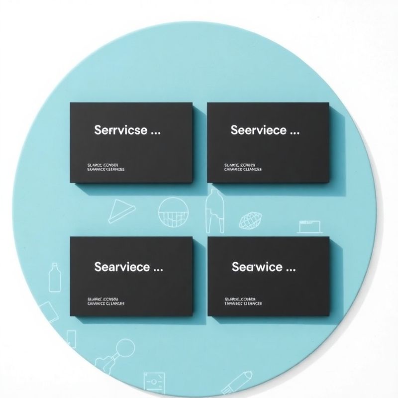 Diagramă a celor patru servicii principale oferite